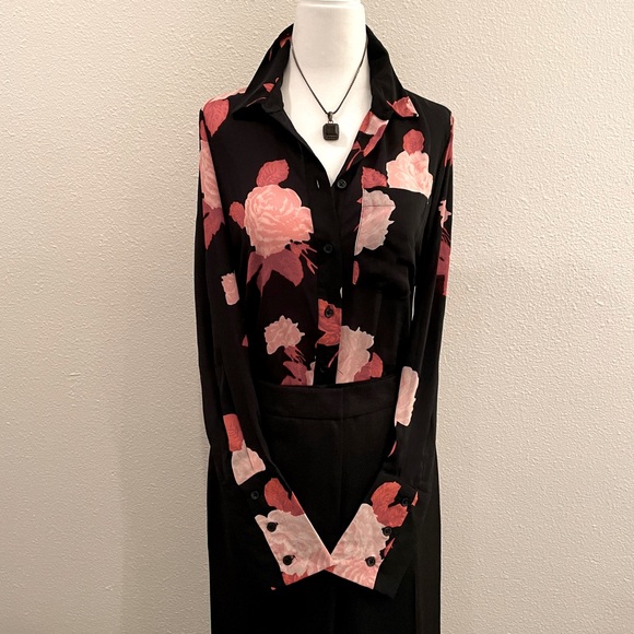 Who What Wear Tops - Who What Wear Rose Blouse